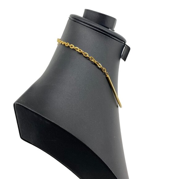 Celebrate New York Gold Tone Chain Necklace 18 Inches Adjustable Length Elegant - Picture 3 of 5